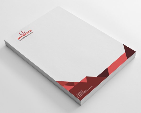 Approach Business Letterhead cover image.