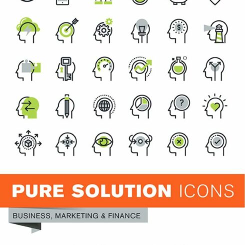 Set of Thin Line Icons of Finance cover image.
