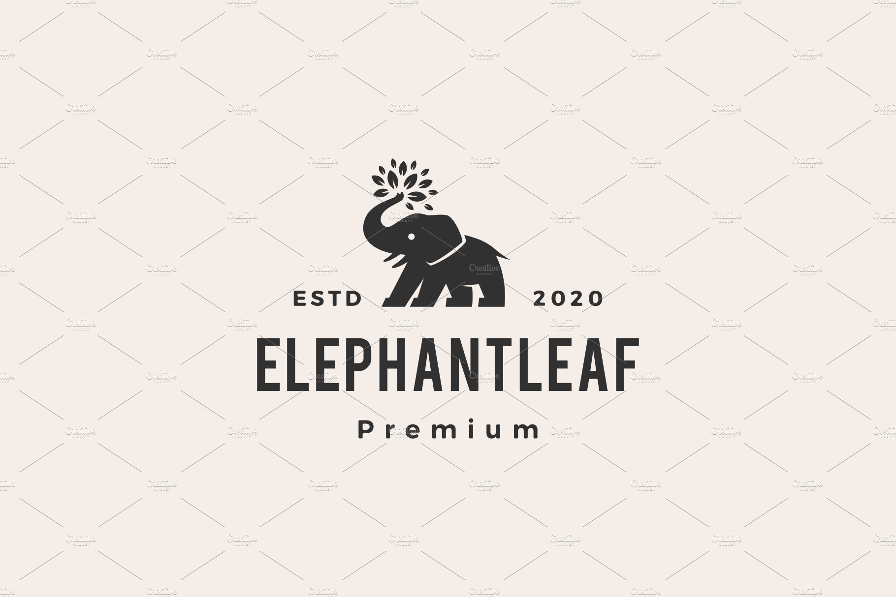 elephant leaf leaves tree hipster cover image.