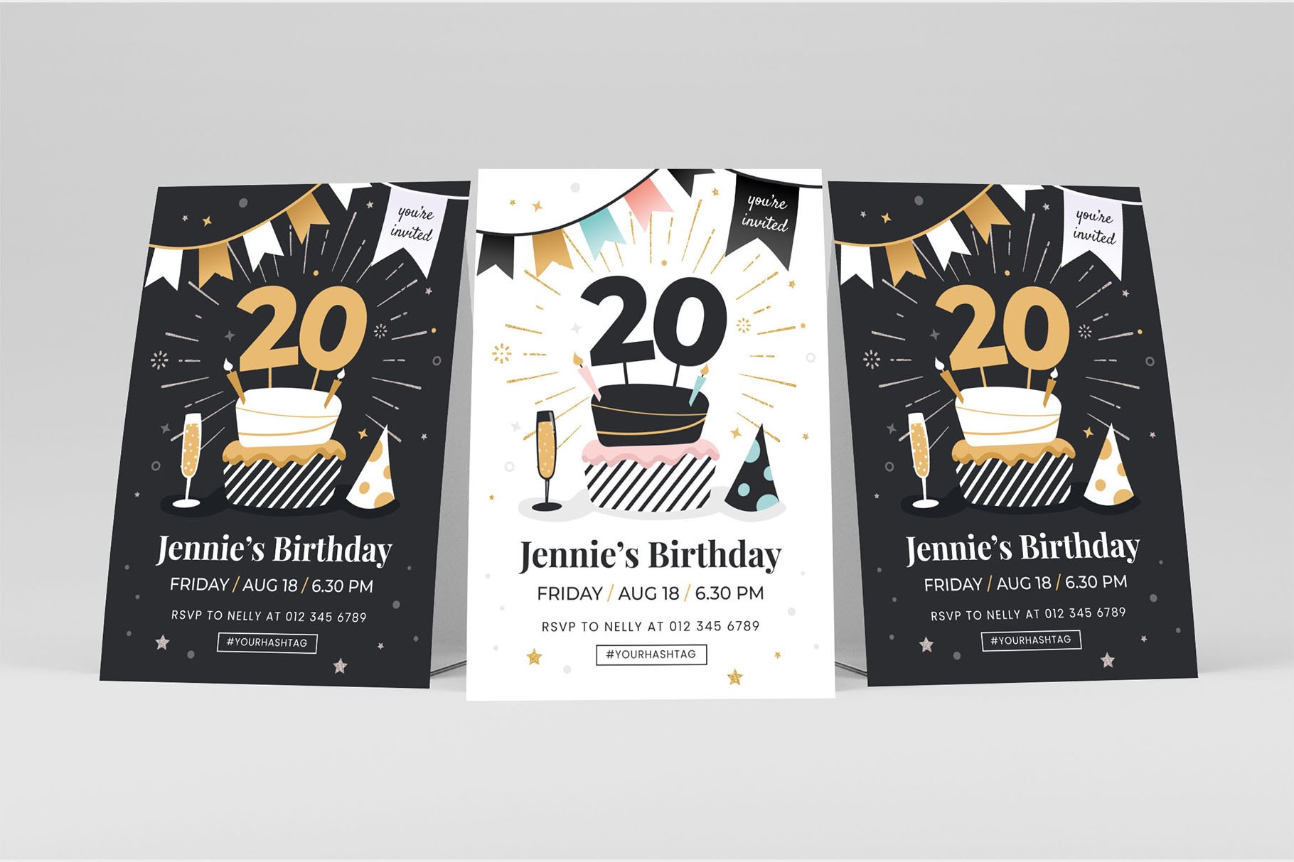 Birthday Party Flyer / Invite preview image.