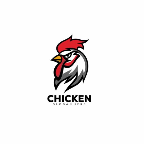 head rooster icon design illustratio cover image.