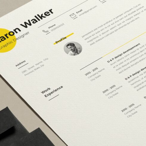 Minimal Resume cover image.