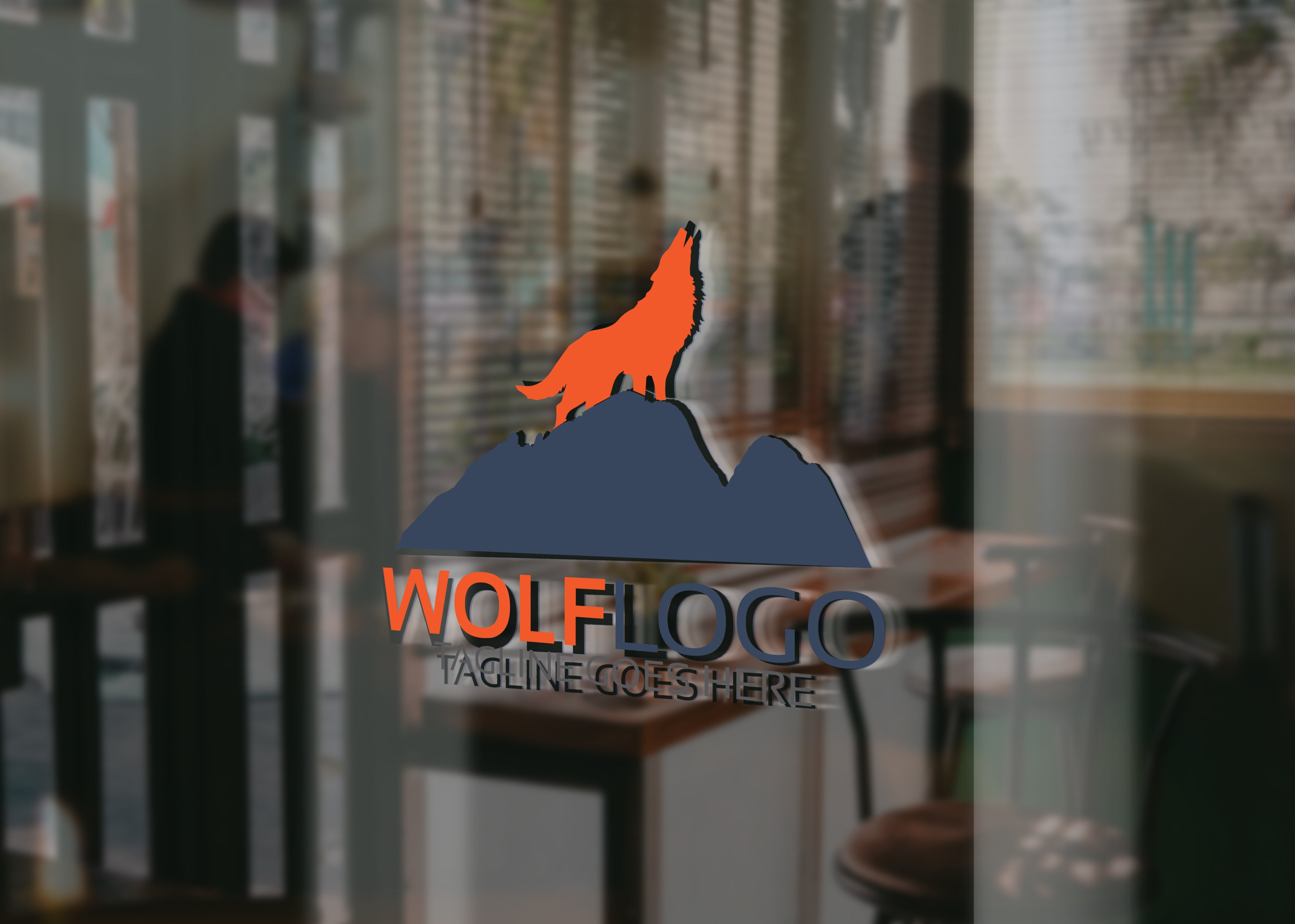 Wolf Logo Template cover image.