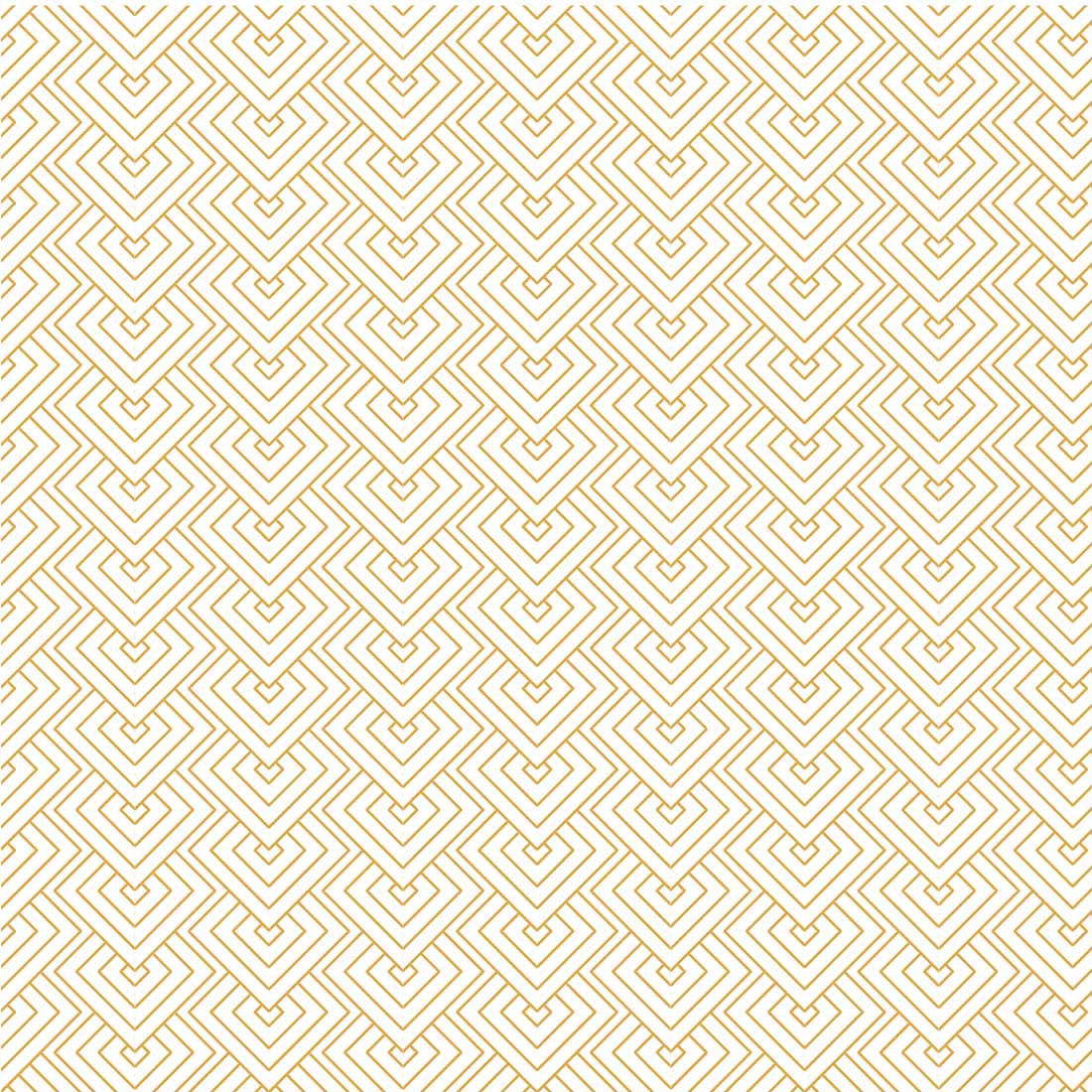 White and yellow pattern with a white background.