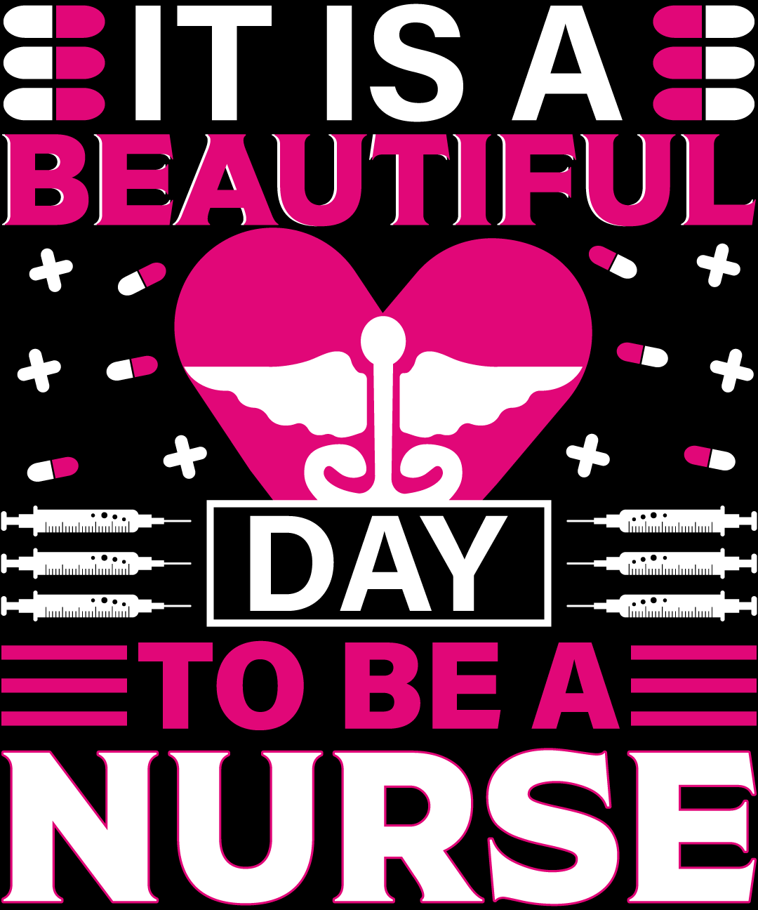 It is a beautiful day to be a nurse.