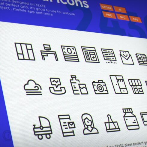 2430 Material Icons cover image.