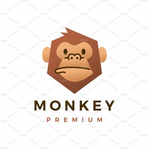 monkey chimp gorilla flat logo cover image.