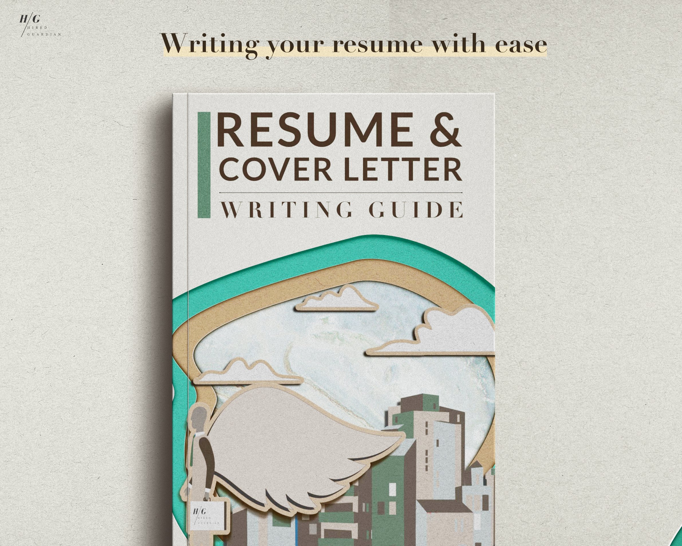 The cover of a resume and cover letter writing guide.