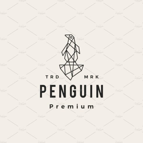 penguin geometric polygonal hipster cover image.