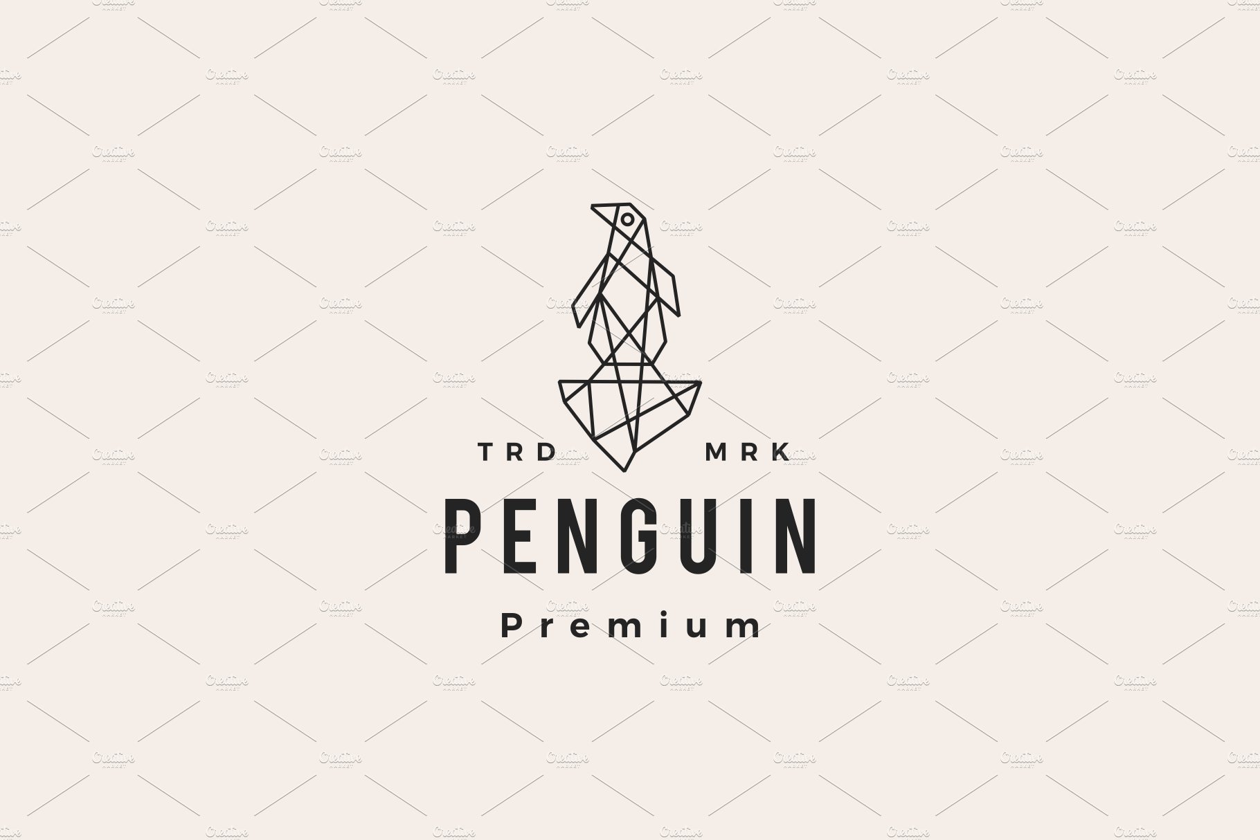 penguin geometric polygonal hipster cover image.