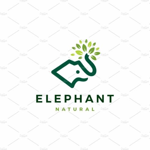 elephant leaf leaves tree logo cover image.