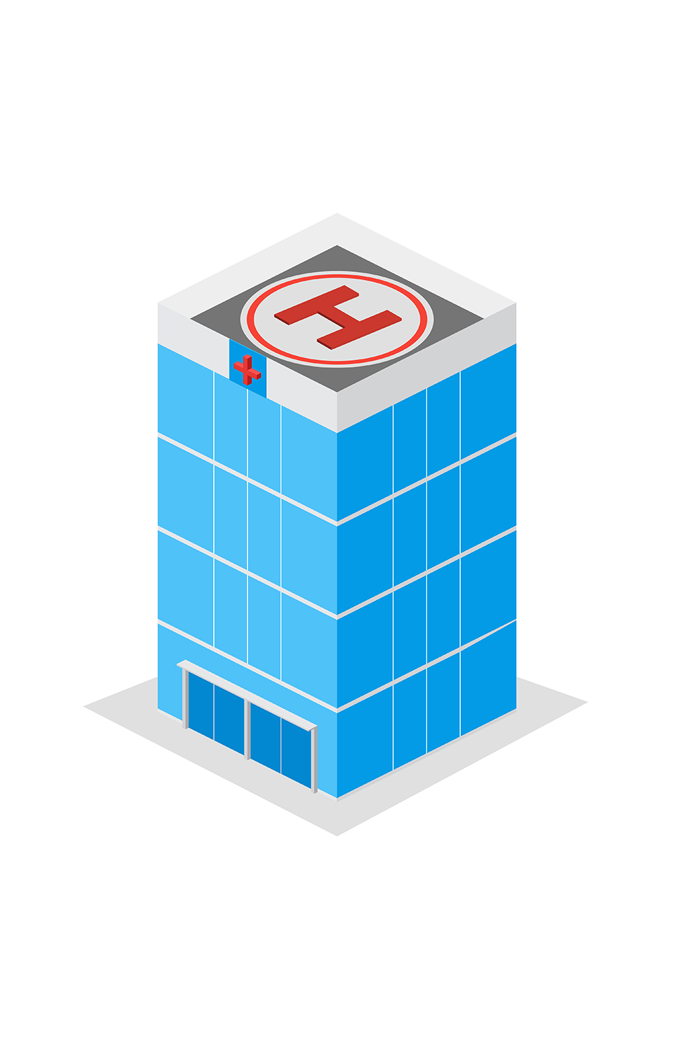 isometric web hospital vector pinterest preview image.