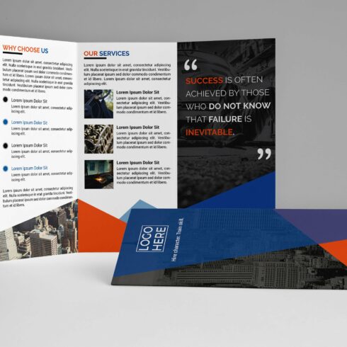 Corporate Trifold Brochure cover image.