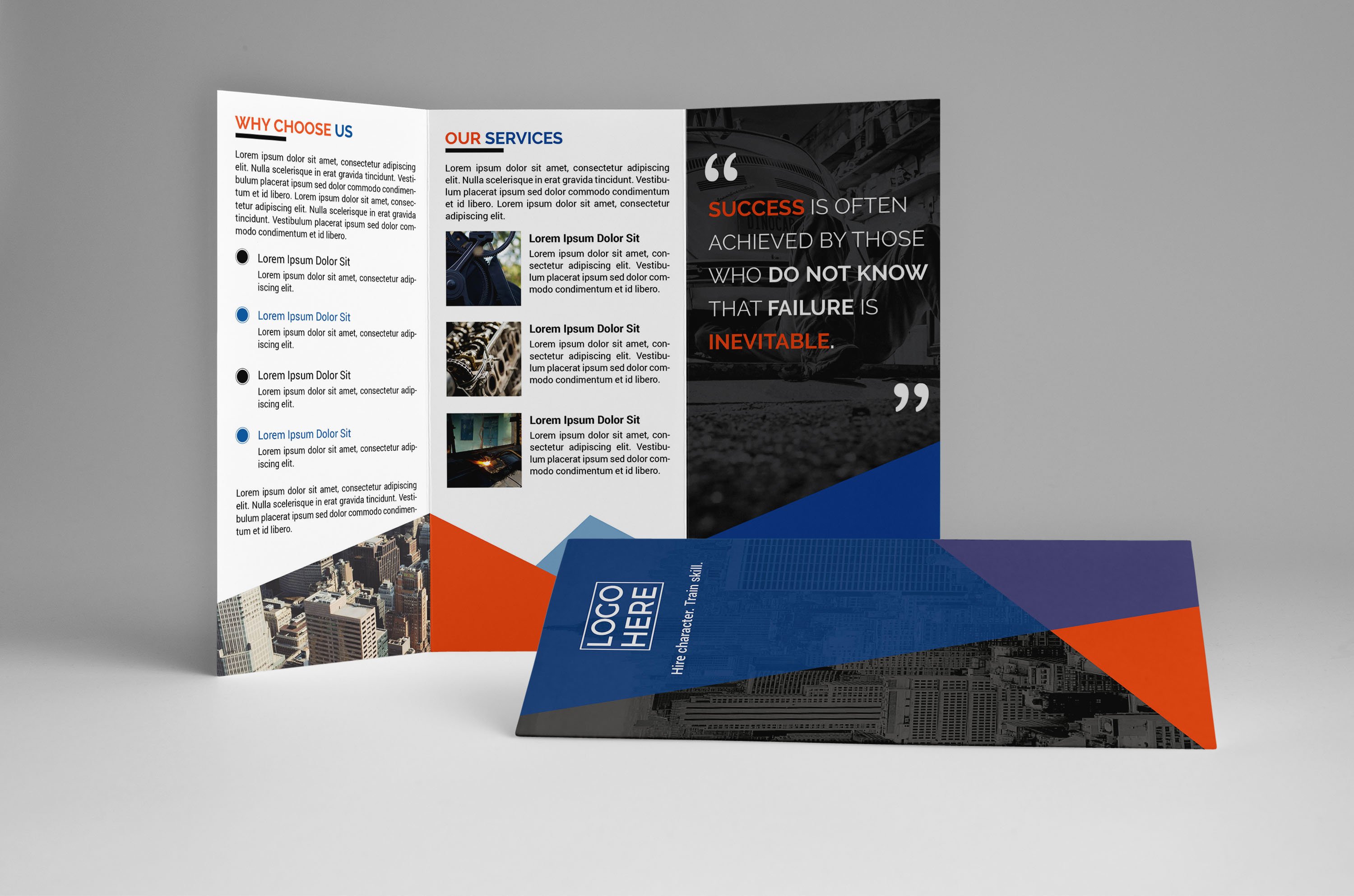 Corporate Trifold Brochure cover image.