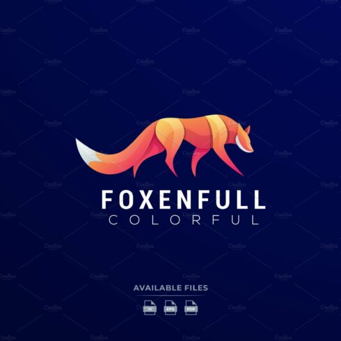 fox modern gradient logo cover image.