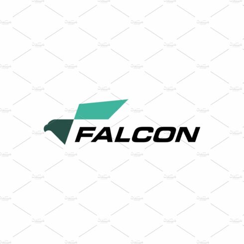 eagle falcon bird logo vector icon cover image.
