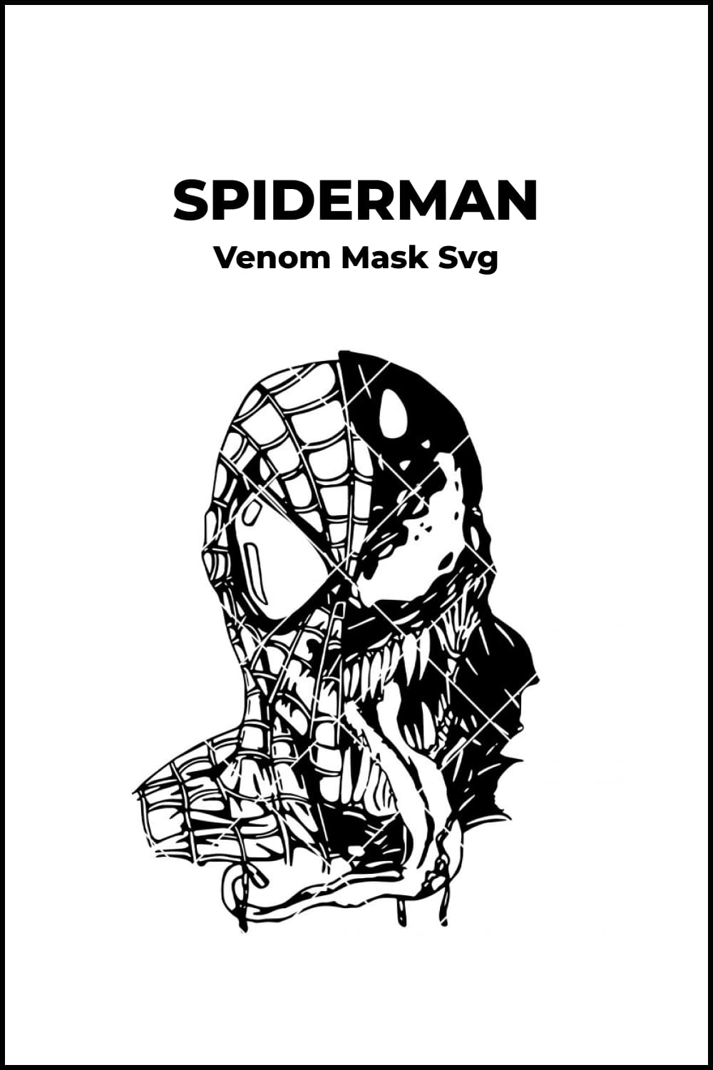 Spider-Man Venom Mask Svg.