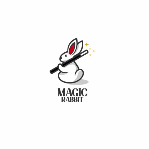 Magician Rabbit Vector Design Illust cover image.