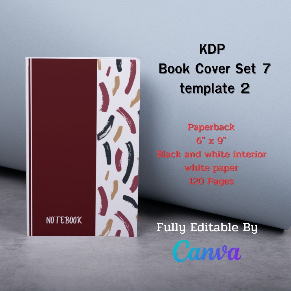 Book cover set 7 template 2.