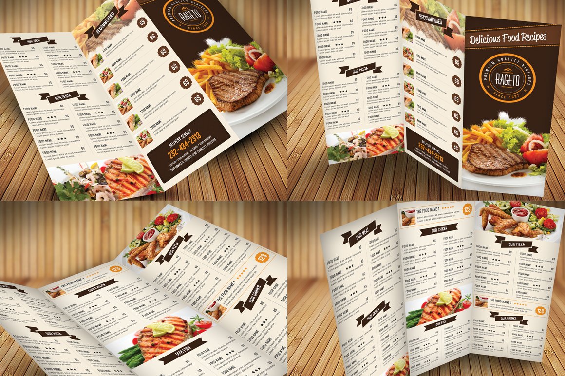 Food Menu 2 preview image.