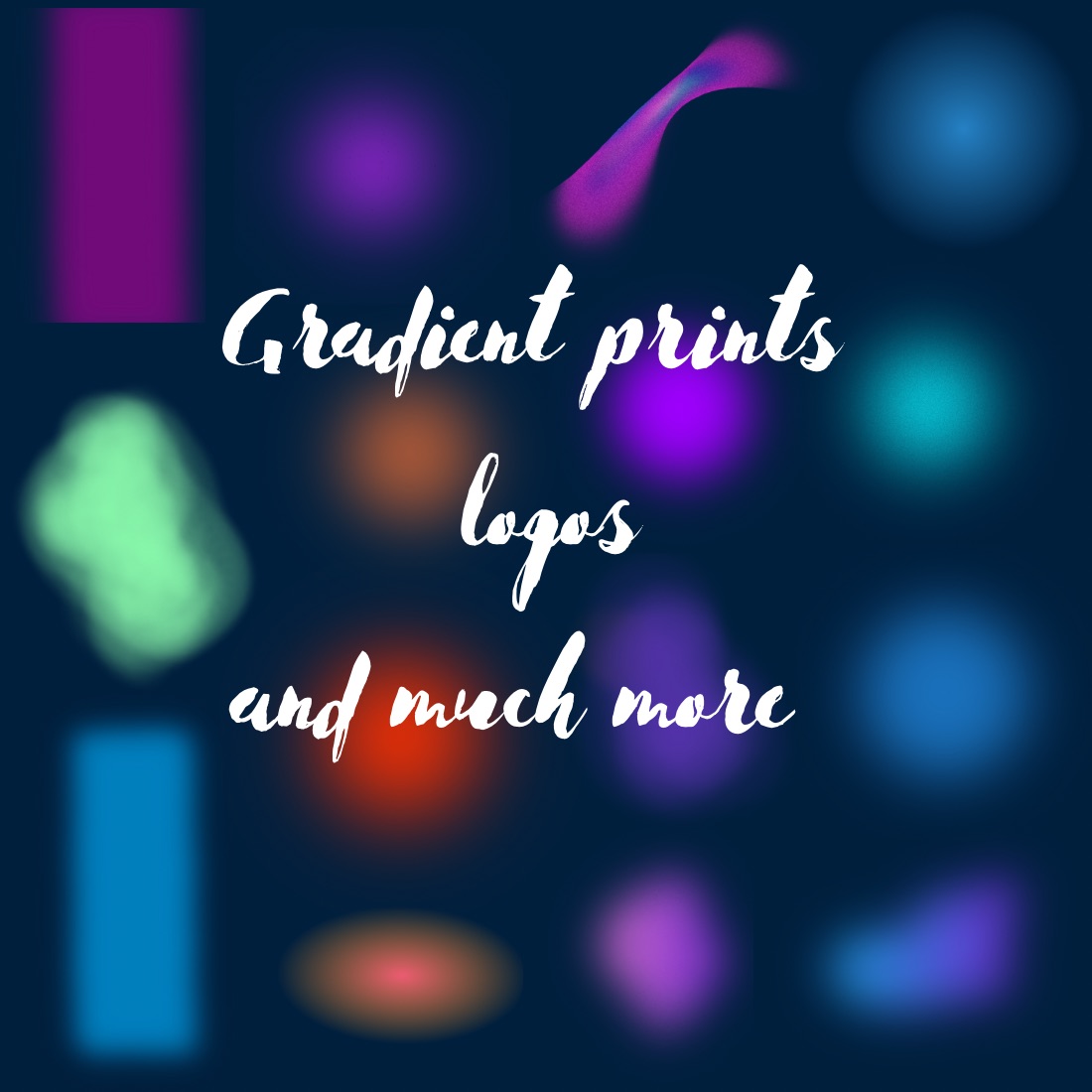 Gradient logos patterns preview image.