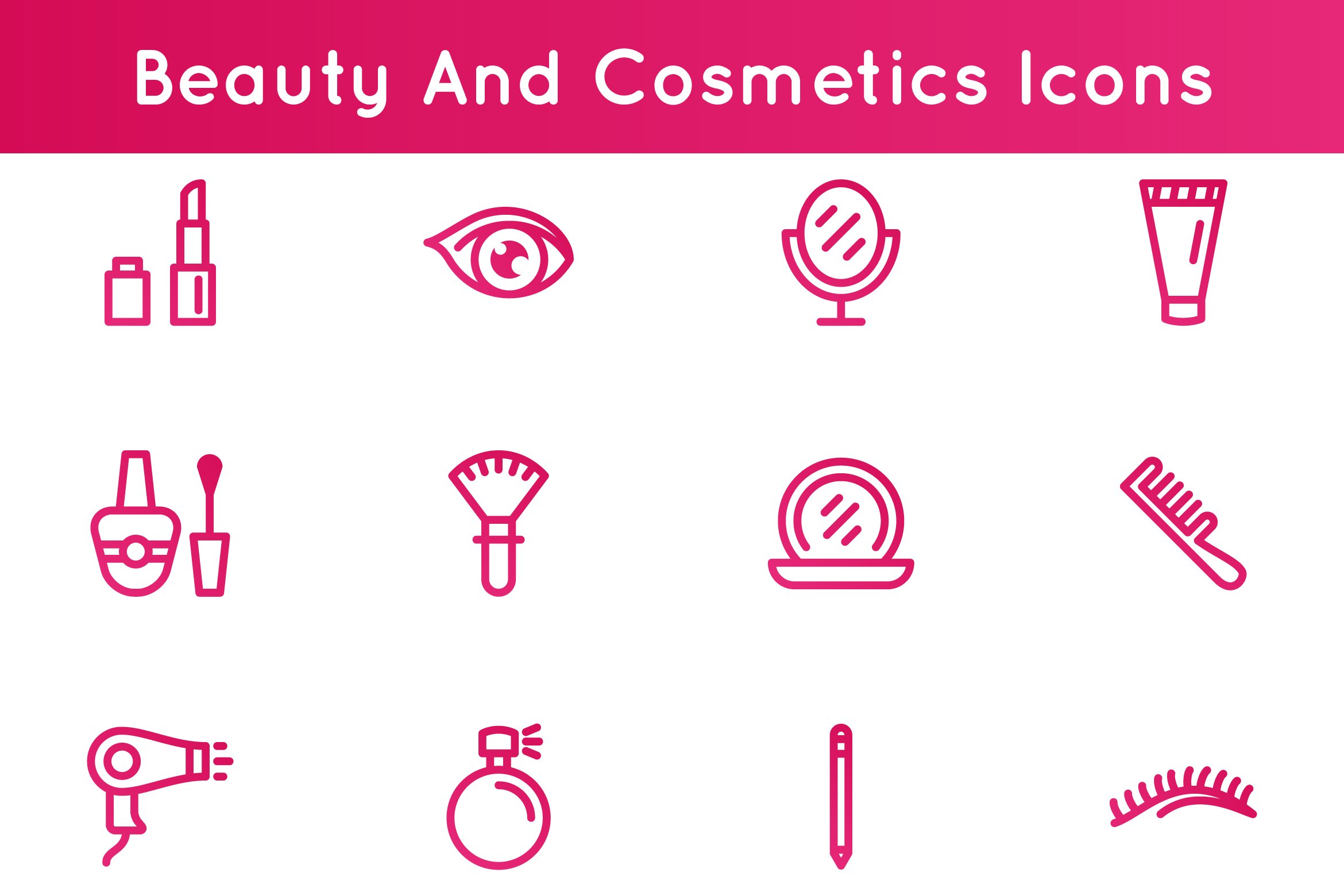 Makeup Icons cover image.