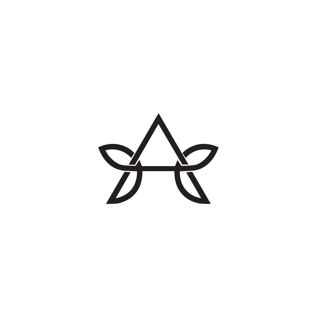 Black and white image of a letter a.