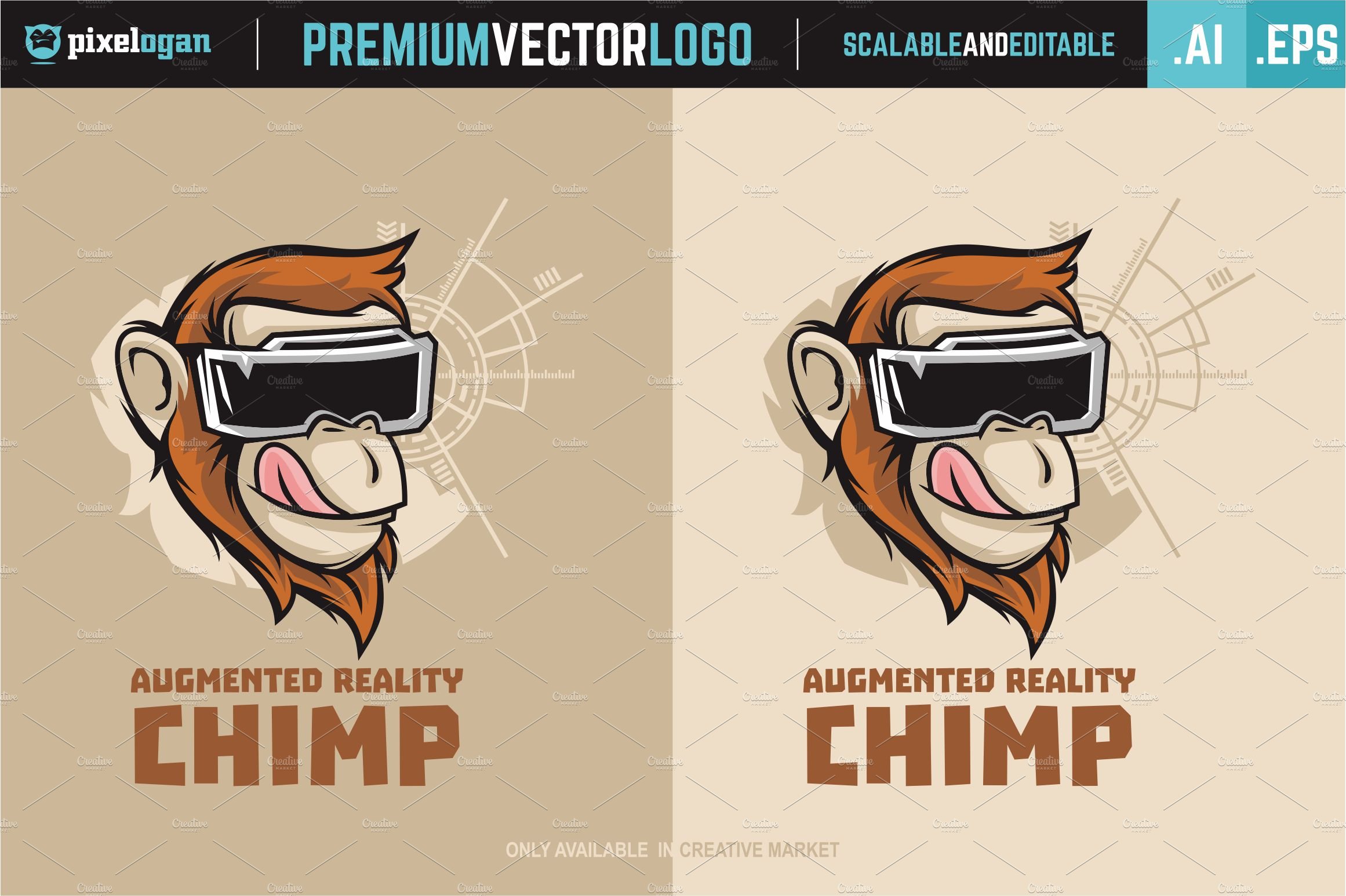 Augmented Reality Chimp Logo preview image.