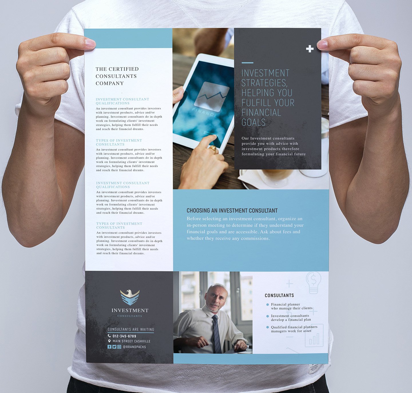 a3 investment consultant poster template 2 575