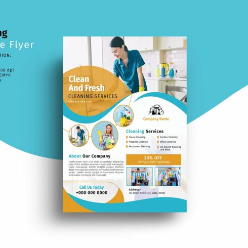 Cleaning Services Flyer cover image.