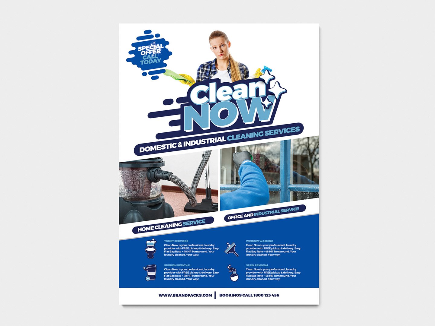 a4 cleaning service poster template 5 786