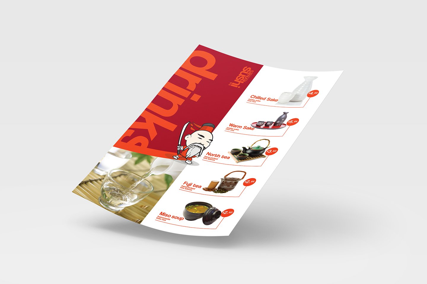 a4 sushi menu templates 6 754