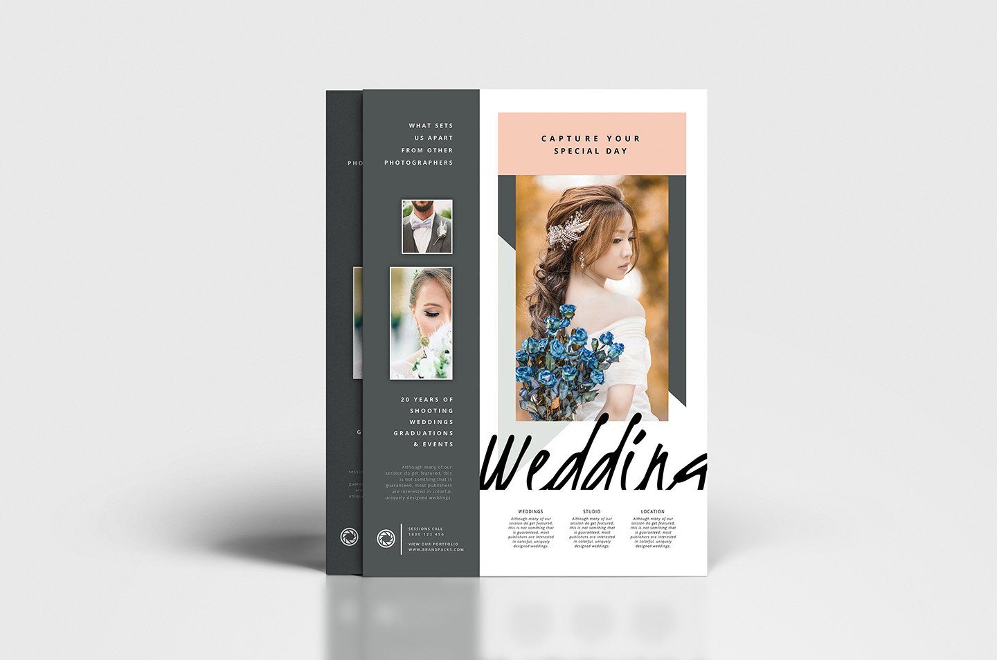 a4 wedding photographer poster template 3 374