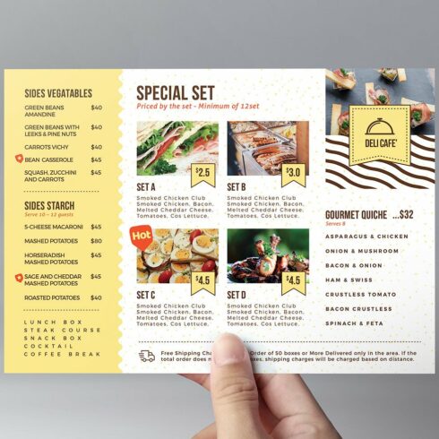 Catering Service Flyer Template cover image.