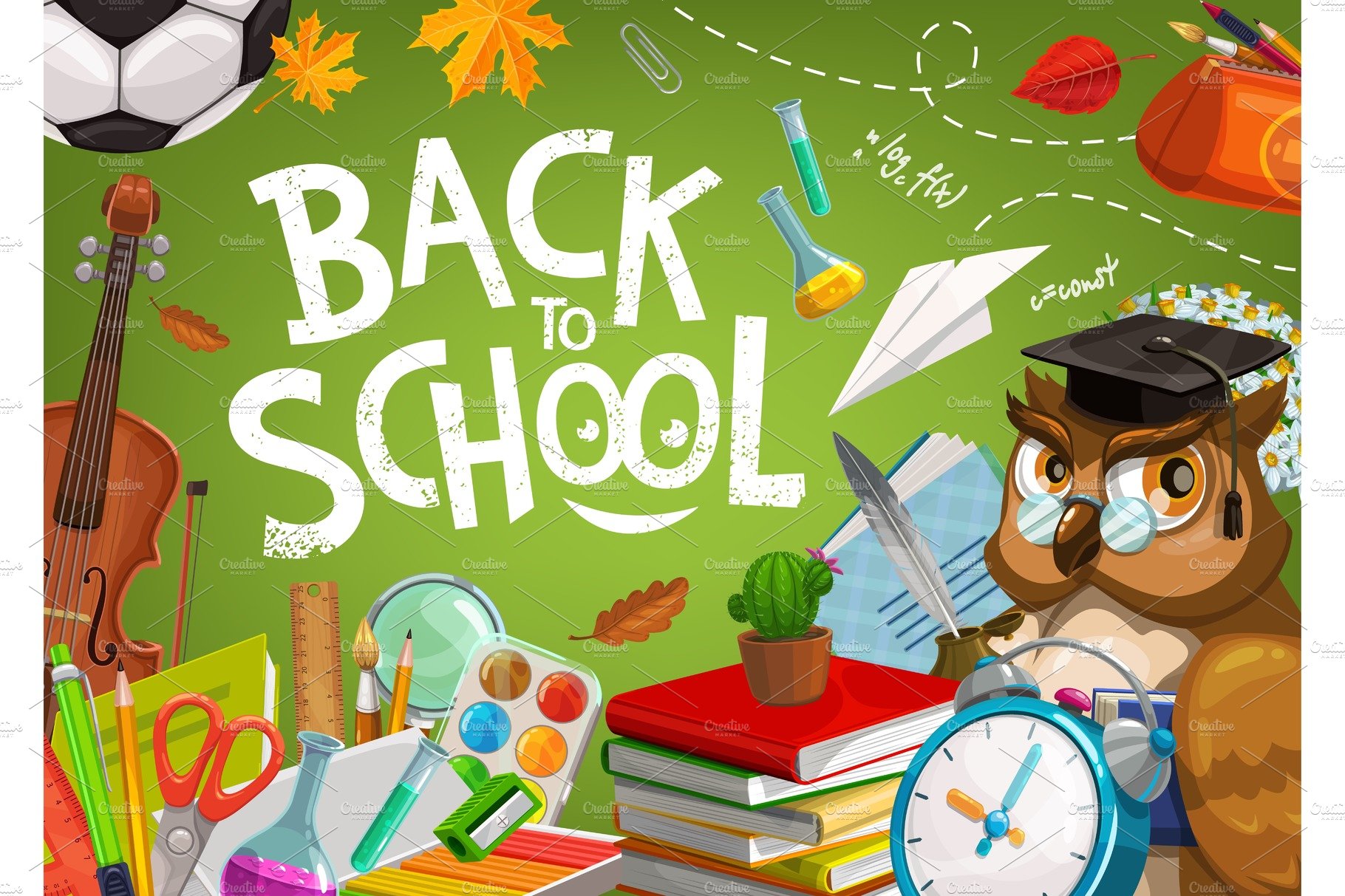 Back to School, owl and pupil cover image.