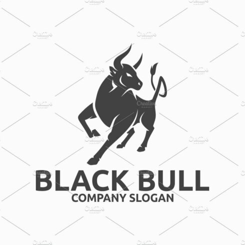 Black Bull Logo cover image.