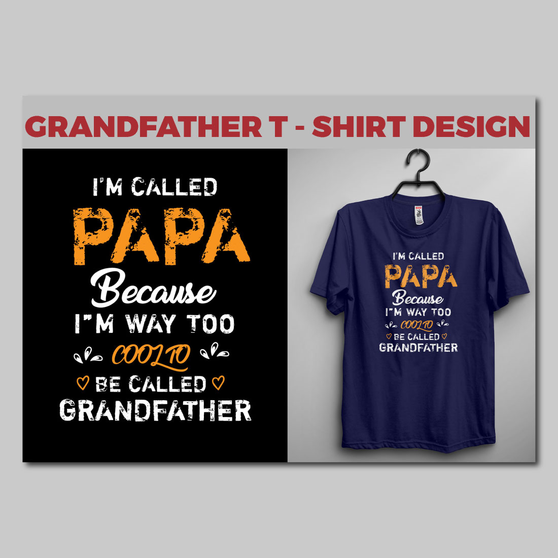 Grandfather T - Shirt Design Images preview image.