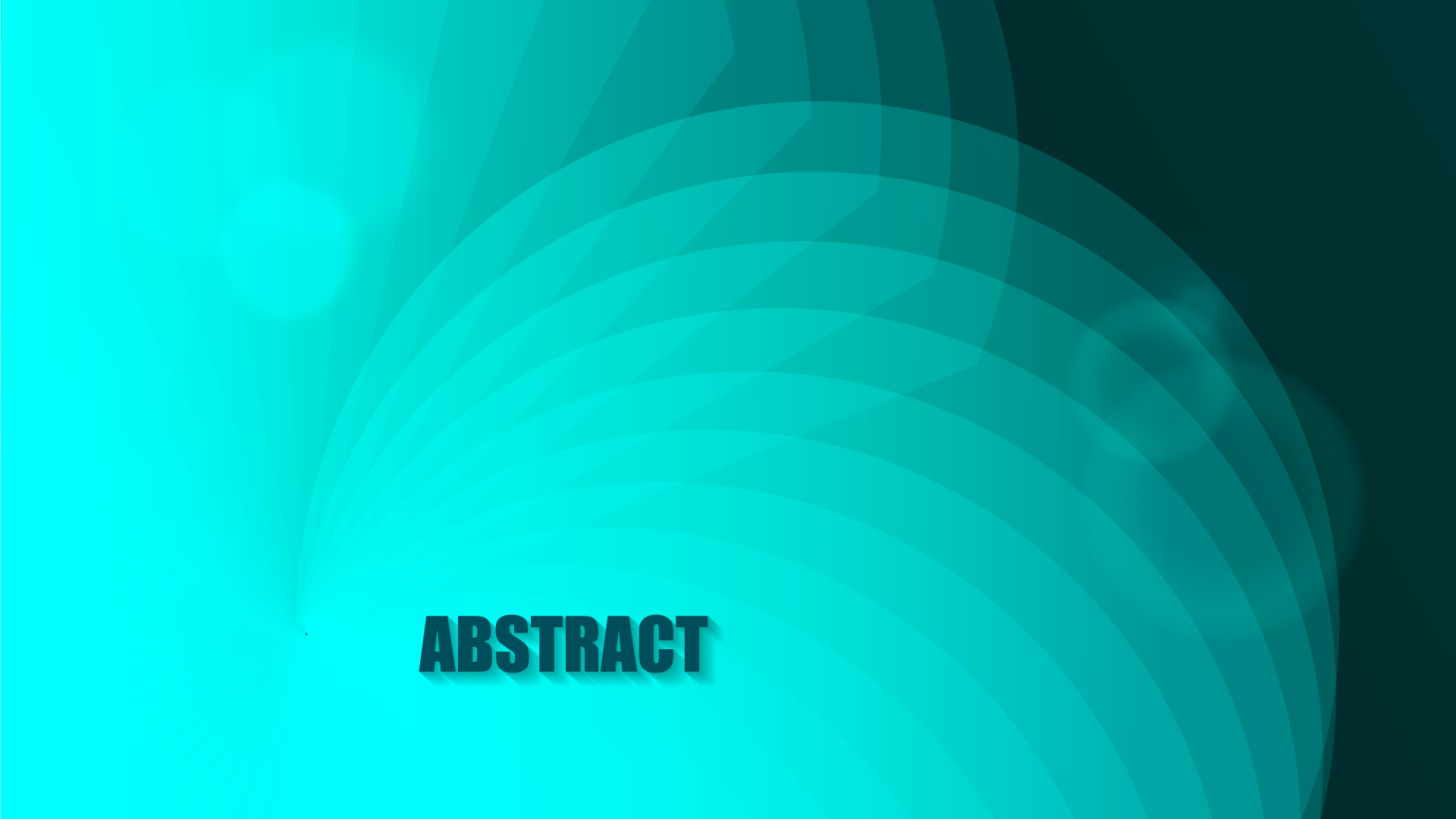 Blue and green abstract background with the word abstract.
