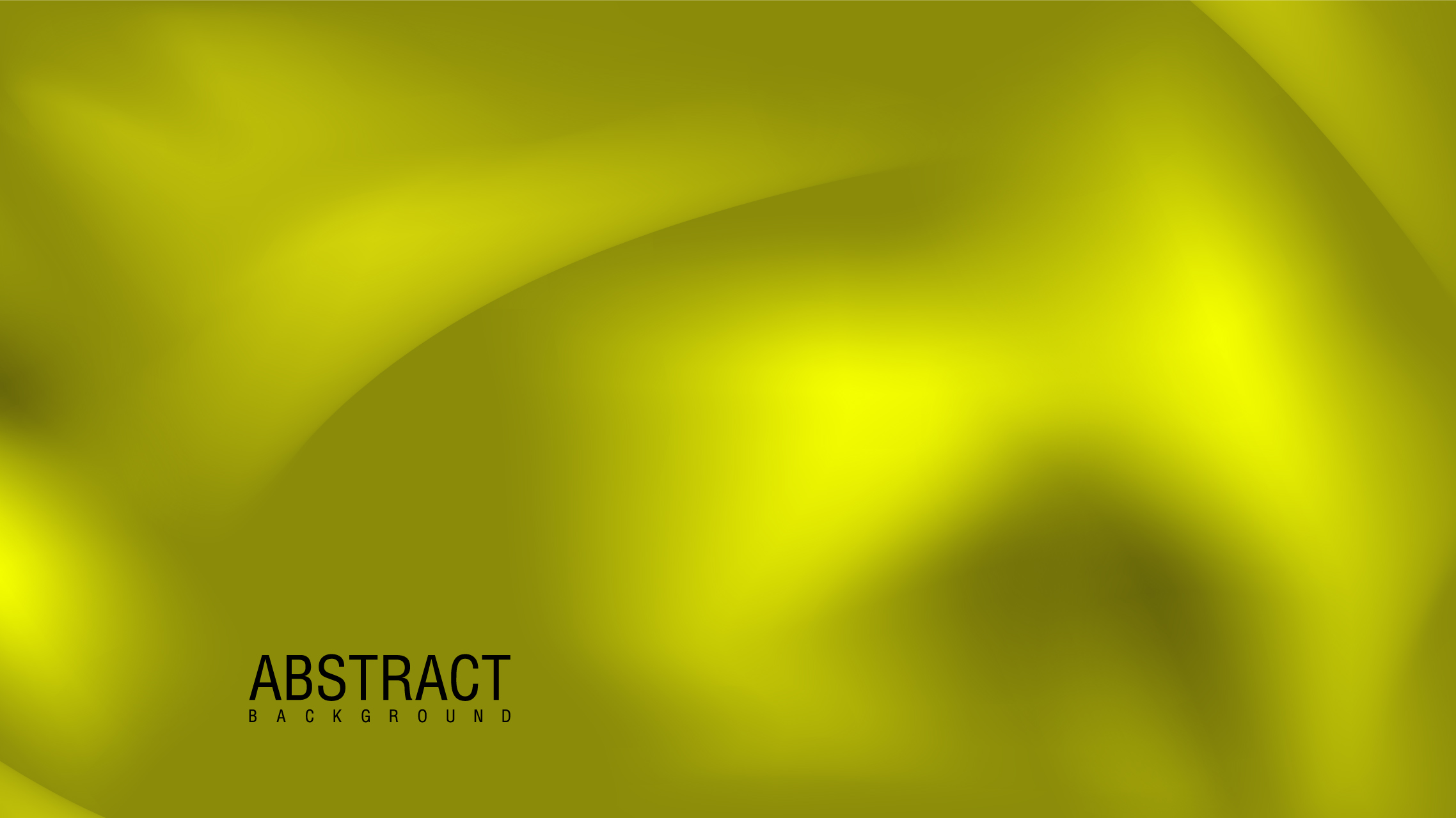 Yellow abstract background with smooth lines.