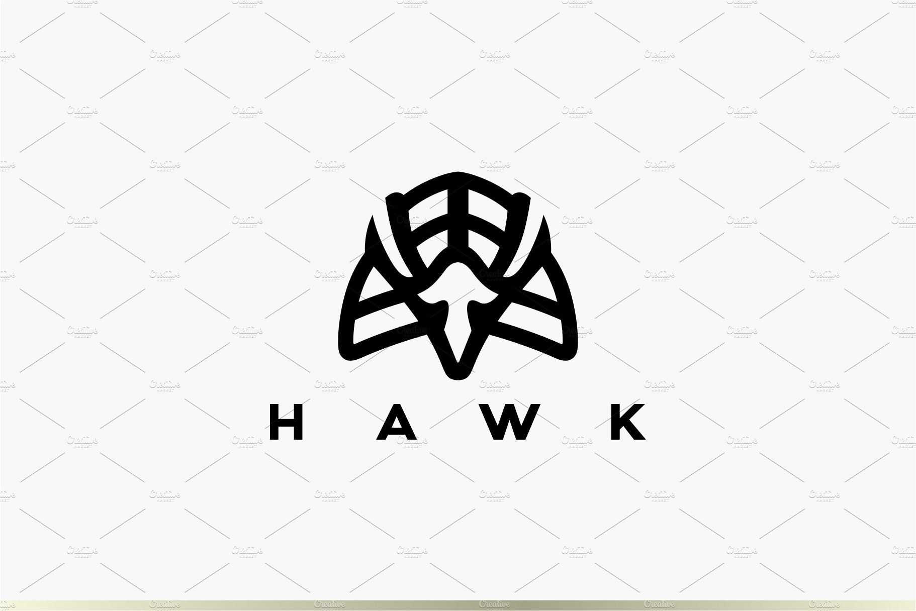 Abstract Hawk Head Logo cover image.