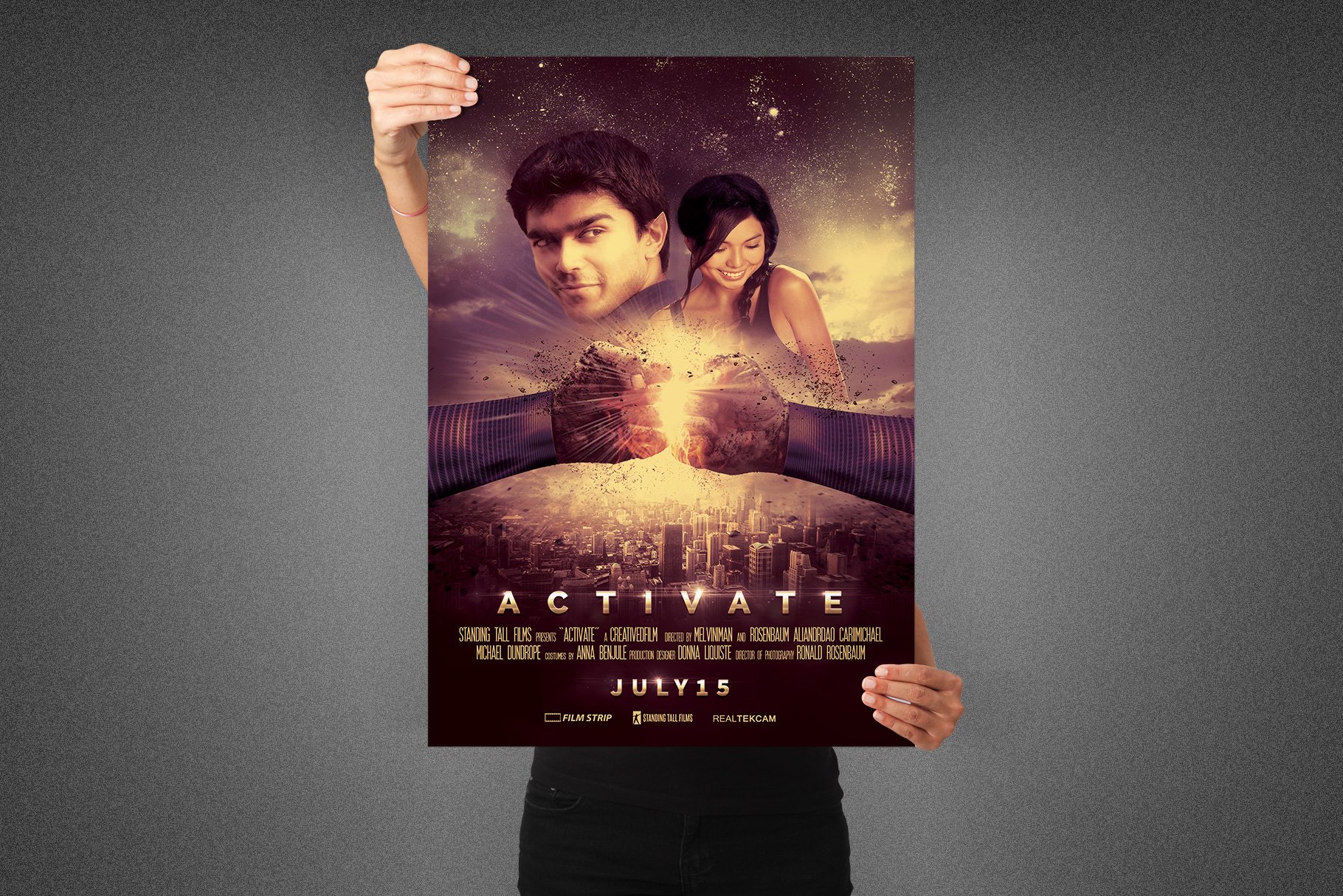Activate Movie Poster Template preview image.