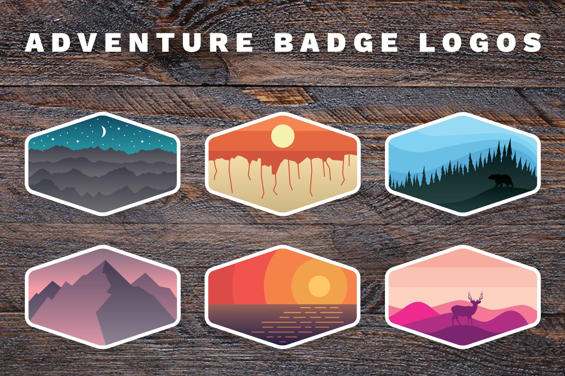 Outdoor Adventure Badge Logos cover image.