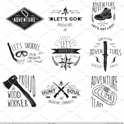 15 Adventure Badges cover image.