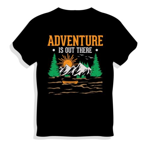 Mountain Adventure T-shirt Design cover image.