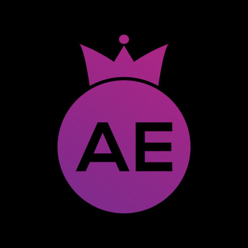 Initial AE Letter logo design, Vector design concept cover image.