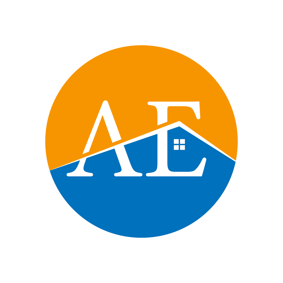 Initial AE Letter logo design, Vector design concept preview image.