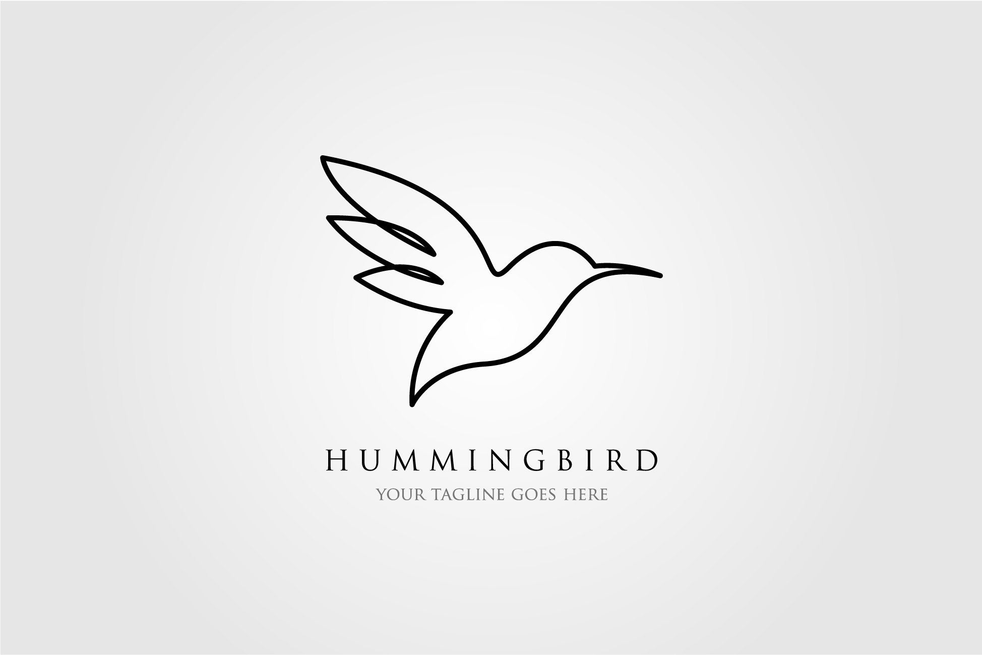 hummingbird line logo icon designs cover image.