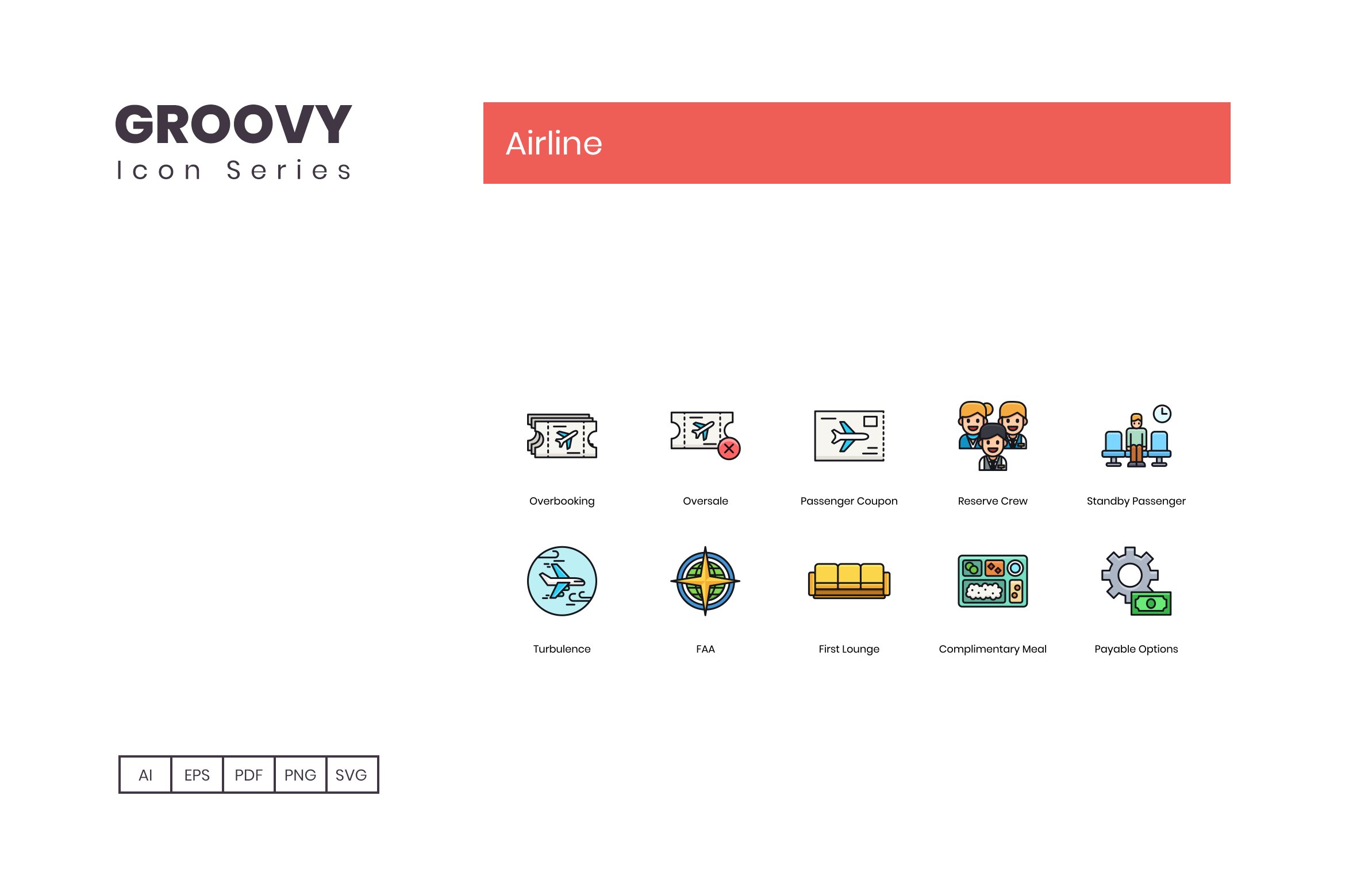 airline icons groovy cm 4 884