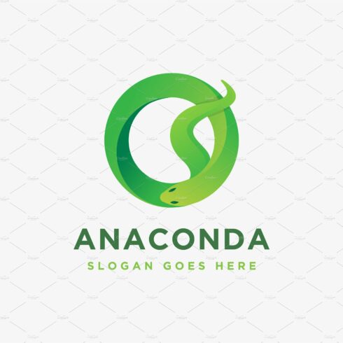 Abstract Anaconda snake logo cover image.