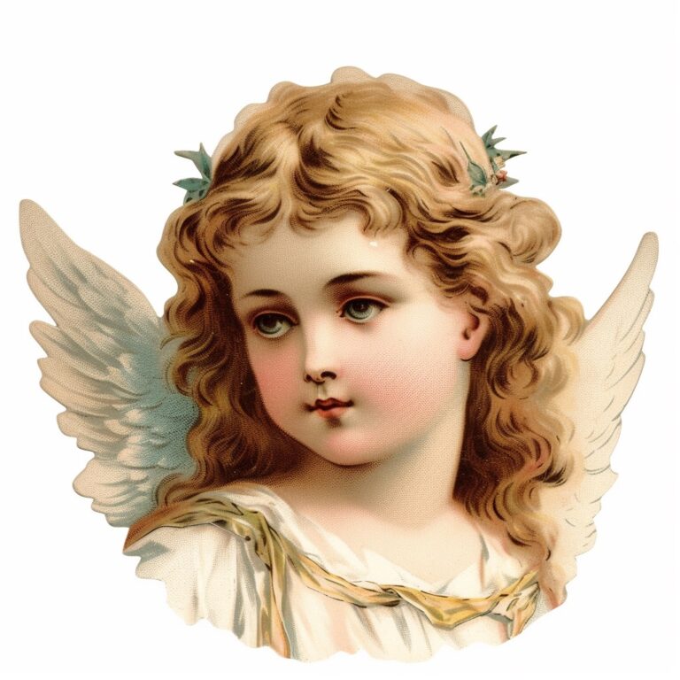 Vintage Angels Cliparts Midjourney Prompt - Masterbundles